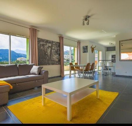 Chez Pasqua ! Appartement Spacieux Avec Terrasse 2 Chambres 6 Couchages En Rooftop LʼÎle-Rousse Exteriér fotografie